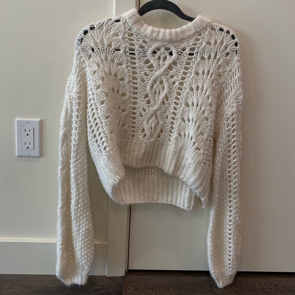UO Cropped Knit Sweater